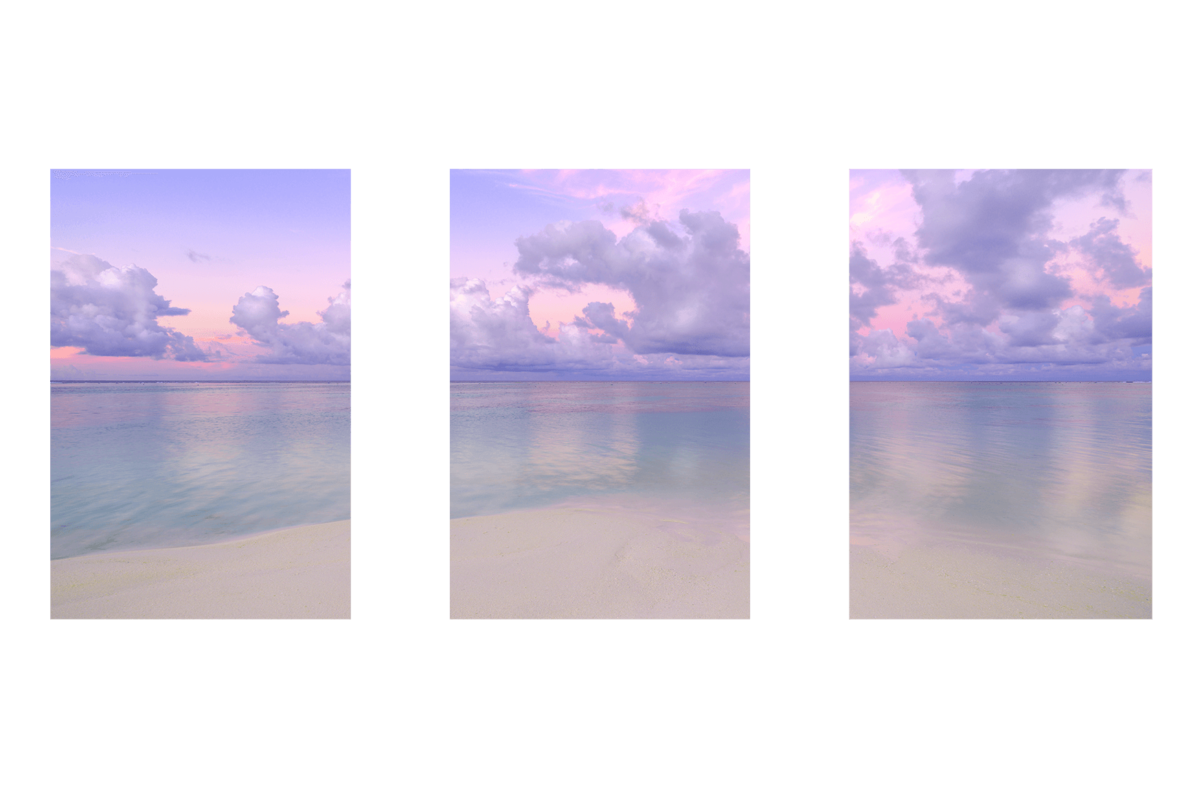 Cotton Candy - Triptych