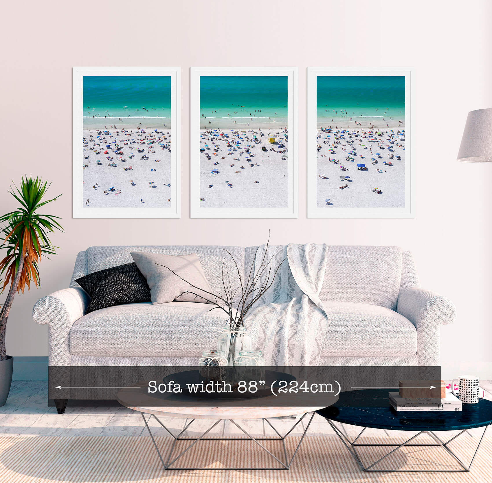 Siesta Beach Triptych