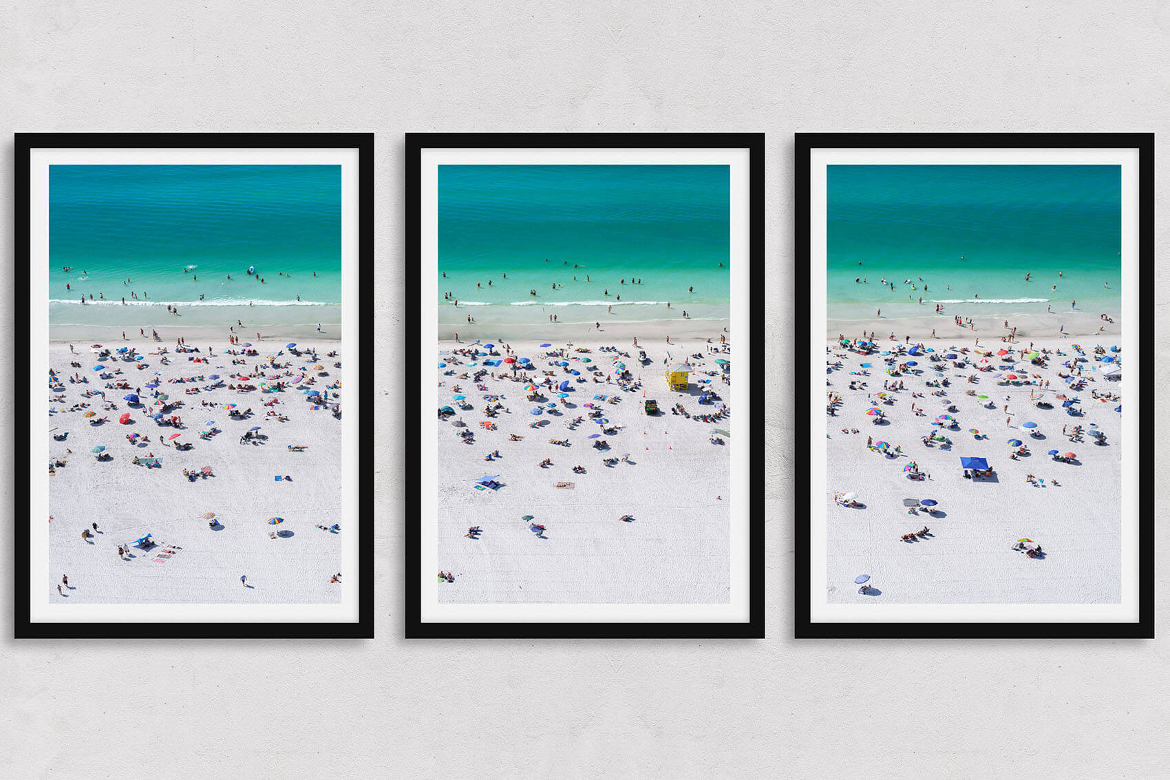Siesta Beach Triptych